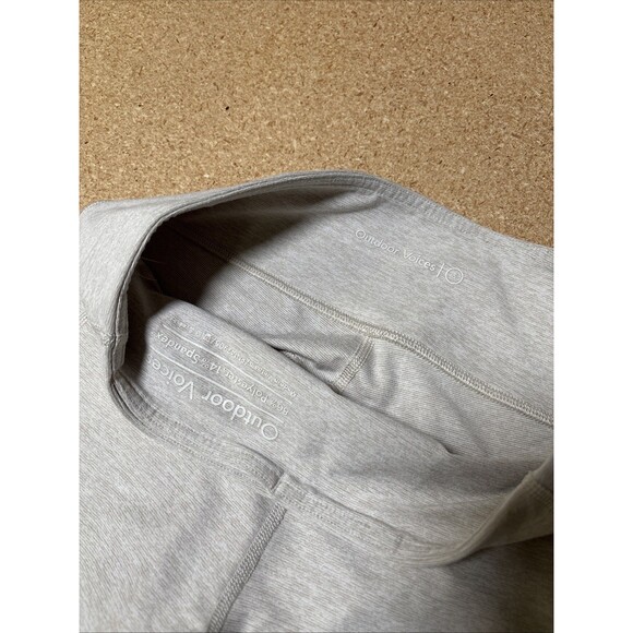 Outdoor Voices Warmup Leggings Length Pocket Oatmeal Size S G3 - Picture 3 of 7